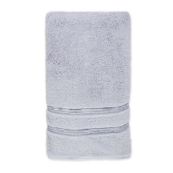 new LIGHT BLUE (GRAY) Wamsutta Collection 100% Turkish Cotton Hand Towel (THICK) - Picture 1 of 5